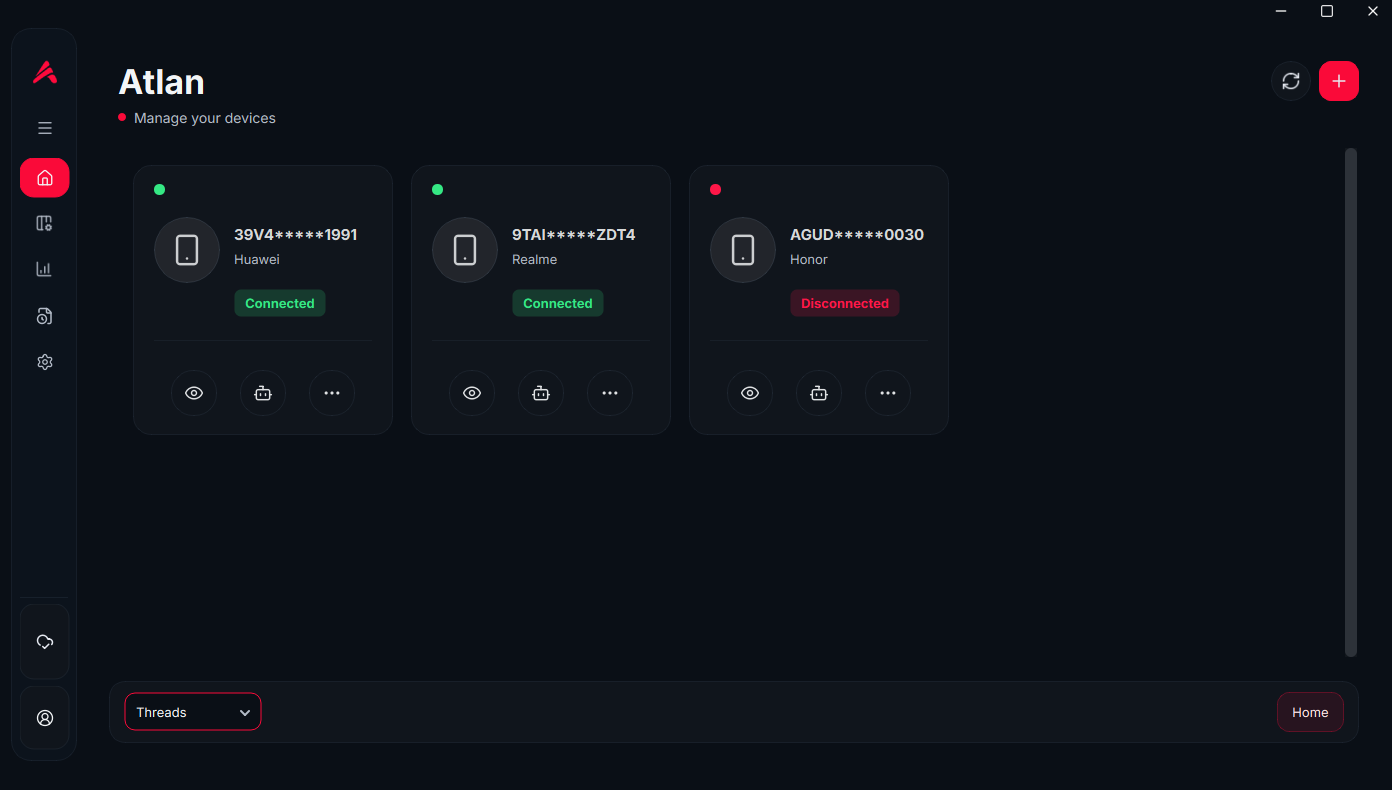 Atlan Grid desktop interface